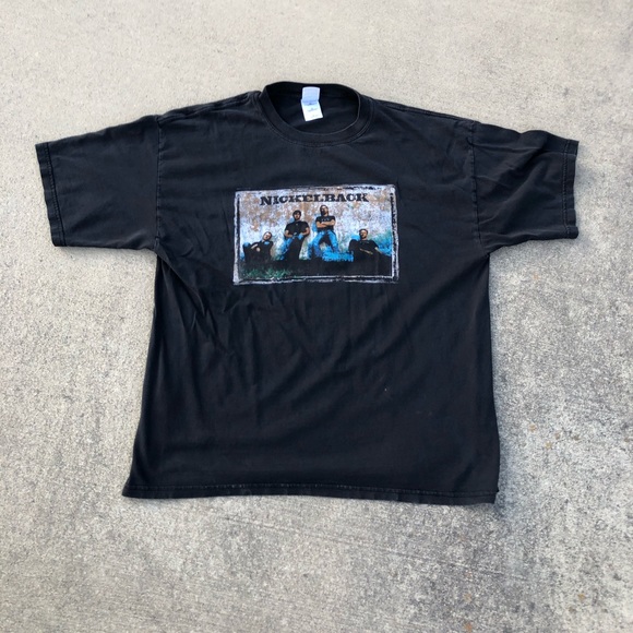 Vintage nickelback t shirt Clearance